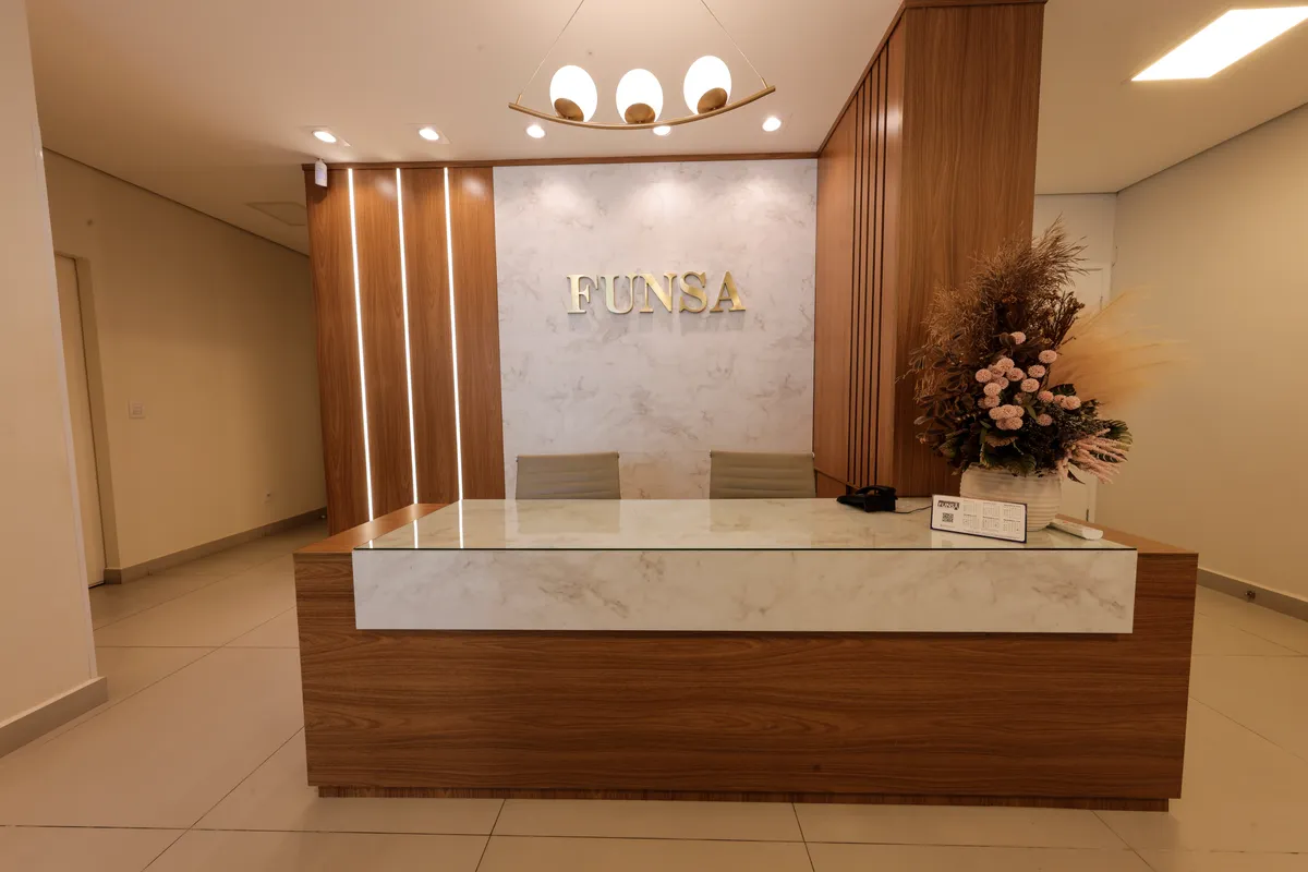 Escritório de atendimento e planos funerários